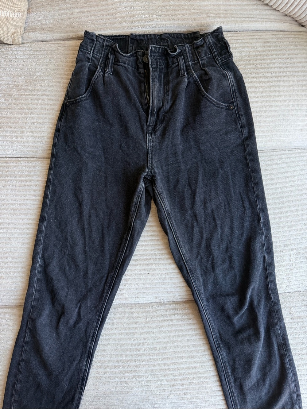 American Eagle Outfitters Women's Straight Leg Black Jeans